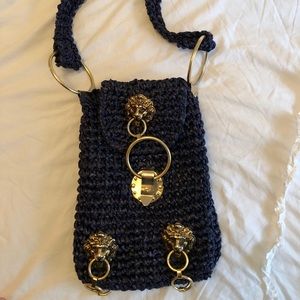 Navy Vintage bag